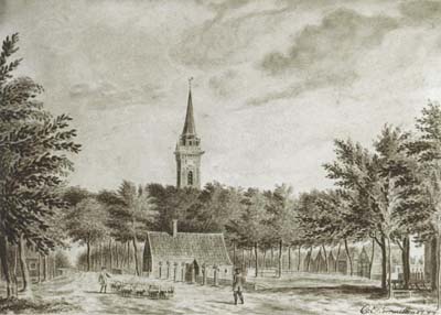 Kerk Midden Beemster in 1777